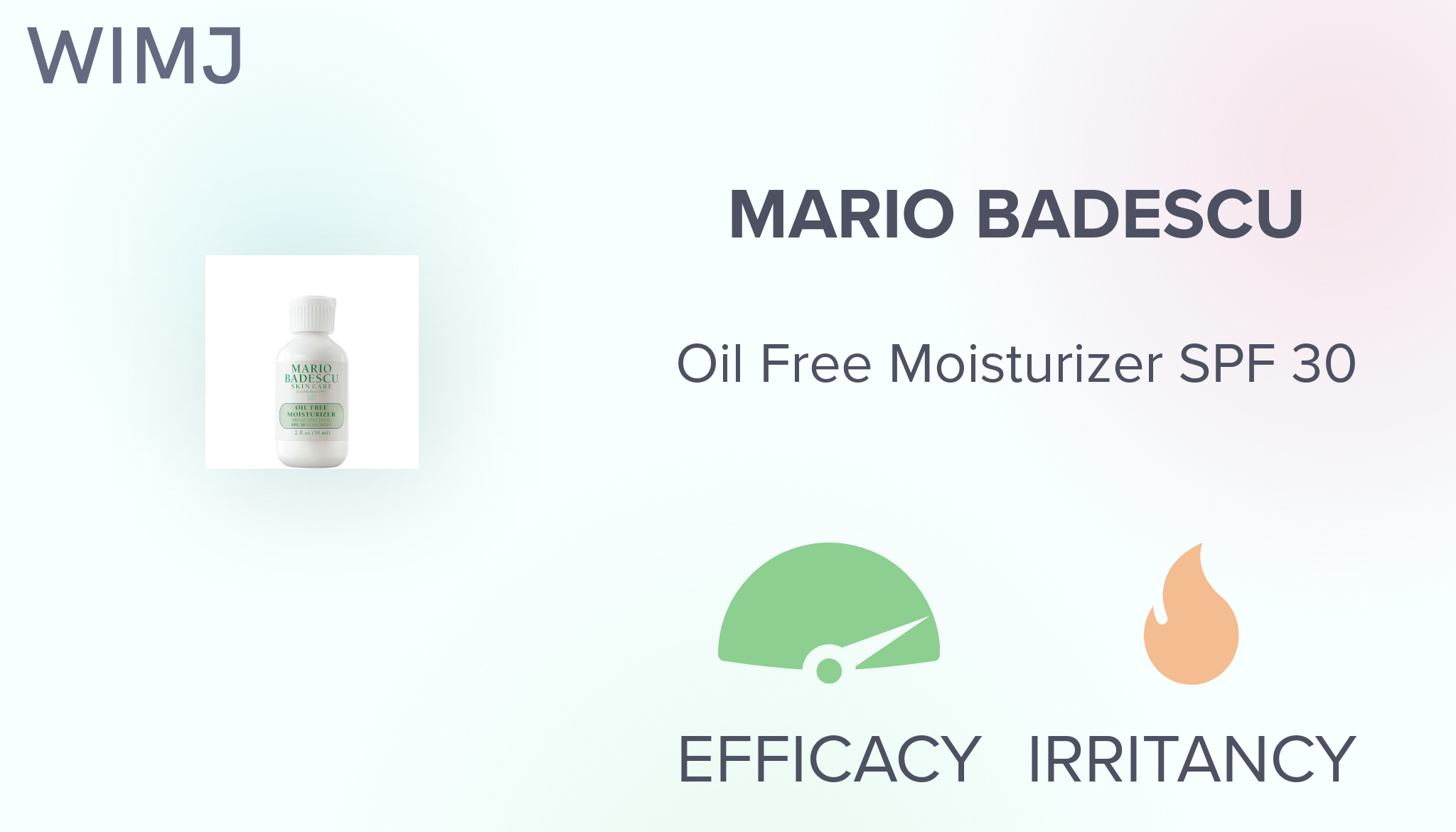 Mario badescu oil free moisturizer deals